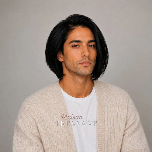 Perruque homme noir lace - perruque, —