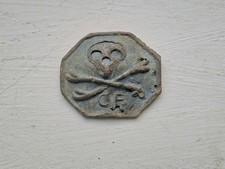 bouton a identifié ww2 tete de mort