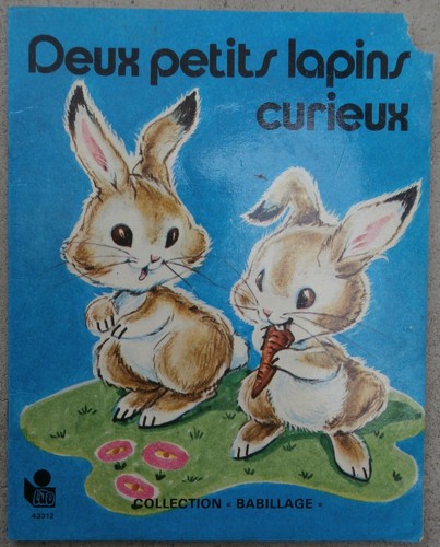 Livre deux petits - "deux, lapins