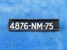 RARE ! JOUSTRA 30 CM PEUGEOT 404 BREAK GENDARMERIE - PLAQUE D'IMMATRICULATION