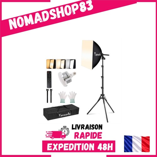 Kit softbox led 40x40cm 95w - kit,