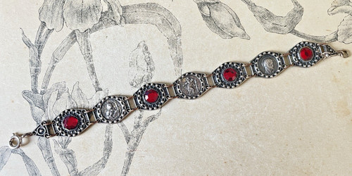 Ancien bracelet religieux - ancien,