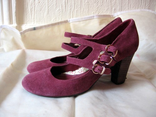 Escarpin cuir daim - daim, «mellow