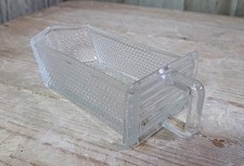 Ancien petit tiroir en verre