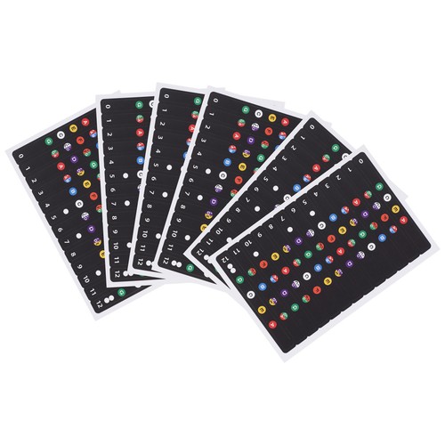 Sheets autocollants piano - 6,
