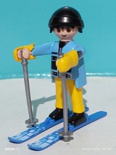 PLAYMOBIL FIGURINE SKIEUR SKI SKIEURS SPORT HIVER NEIGE NOËL