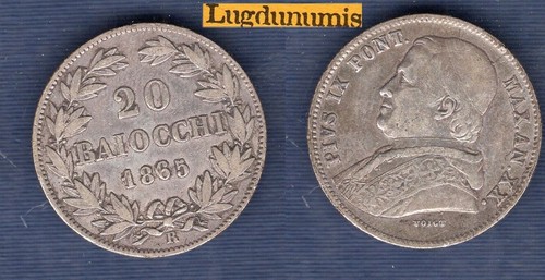 Vatican baiocchi 1865 tb - baiocchi,