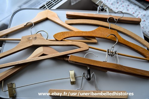 Lot cintres anciens en - de,