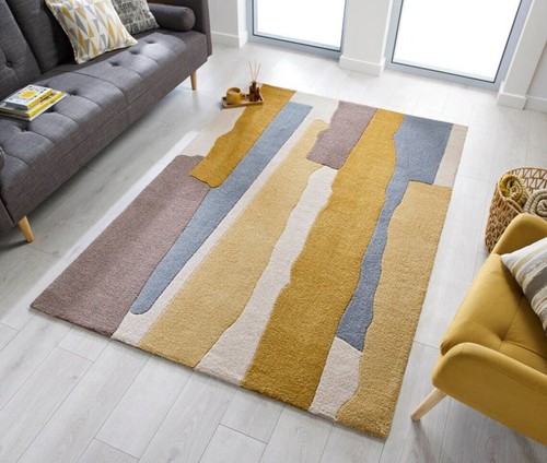 Tapis laine touffeté la - laine,