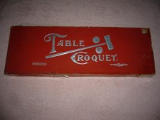 Jeu de croquet de table en