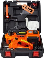 Cric Hydraulique Électrique Cric de Voiture 5 T 12 V Clé à Chocs Gonfleur VEVOR