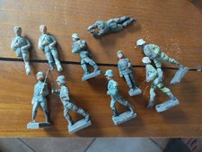 Lineol Germany lot soldats allemands WWII Wehrmacht 39 45 Waffen mauvais état 