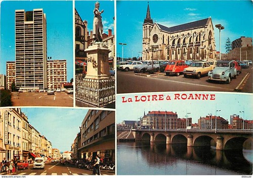 Carte postale roanne - roanne,