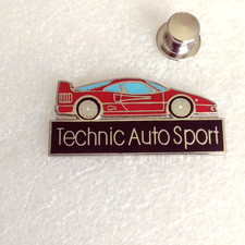 Pin's Pins lapel Pin enamel Technic auto Sport Voiture Ferrari F40 F 40 EGF Sign