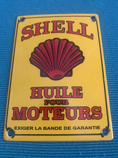 SUPERBE. PLAQUE  PUBLICITAIRE  EMAILLEE  BOMBEE