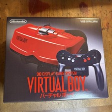 Unused Nintendo Virtual Boy 3D Game System Console working w/Box