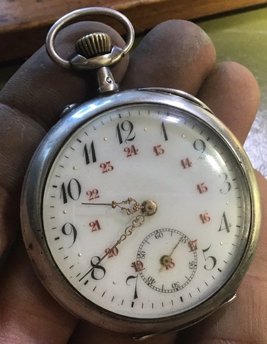 Montre gousset argent - montre,