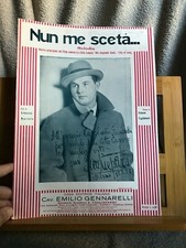 Tagliaferri / Murolo Nun me sceta partition film chant piano éditions Gennarelli