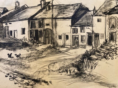 Tres beau dessin - beau, ferme