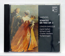 LONDON BAROQUE – HAENDEL Sonate en trio op.2 HARMONIA MUNDI CD NM