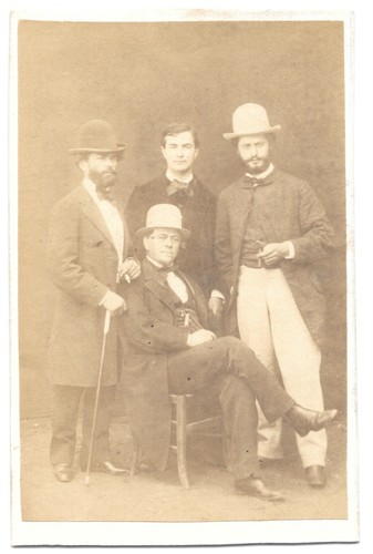 Photo cdv groupe amis - photo,