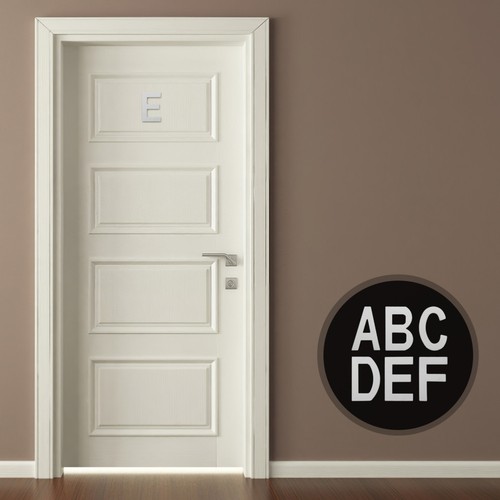 Pcs autocollant lettres - 6,