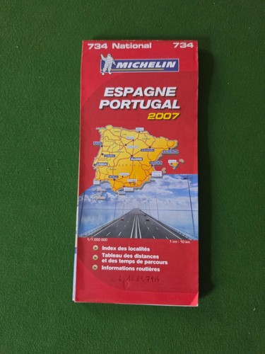 Carte michelin 734 espagne - carte,