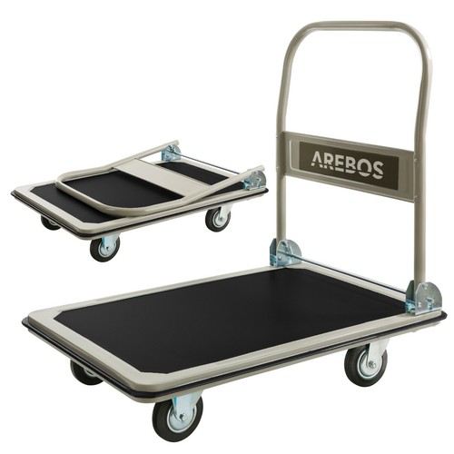 Arebos chariot plate - à, plate-forme