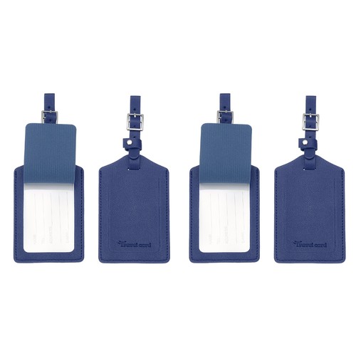 Etiquettes bagages bleu - etiquettes,