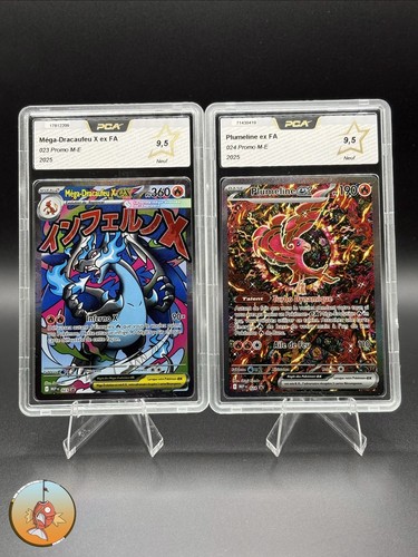 Lot cartes gradées pca - lot,
