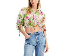 Desigual Chemisier Femme Blanc