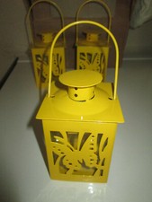 Lanterne/Photophore uni jaune