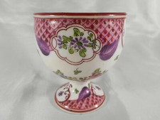 SUPERBE COUPE SUR PIEDOUCHE PORCELAINE DE SAMSON ? SIGNÉE 