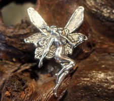 Broche FEMME ailée LIBELLULE Fée Elfe de style ART NOUVEAU Mucha Guimard