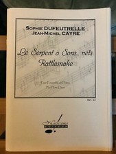 Dufeutrelle / Cayre Le serpent a sons net partition ensemble flûtes Notissimo