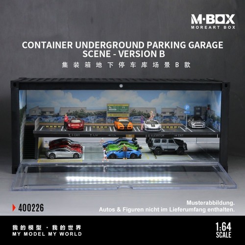 Diorama container parking b - parking, #b
