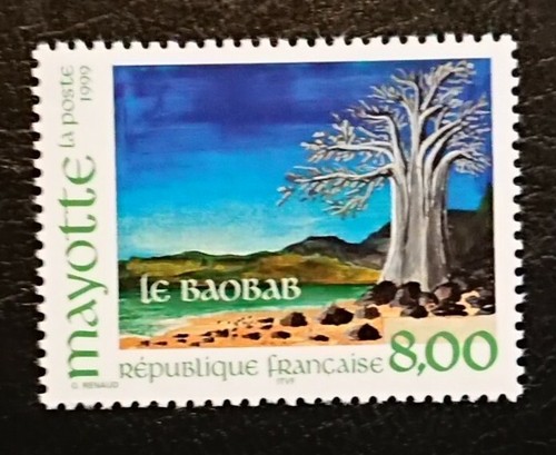 Mayotte timbre neuf - mayotte, 75