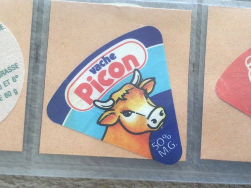 Etiquette fromage vache picon - vache,