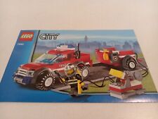 Lego 7942 City notice de montage 4x4 sapeurs pompiers avec moto pompe 1/43