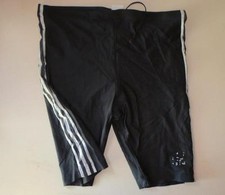VINTAGE Collant court short running ADIDAS cuissard noir L