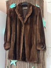 Veste En Véritable Vison Pleine Peau