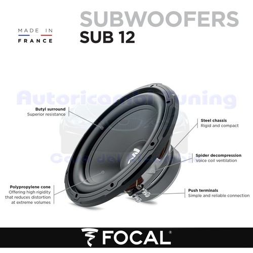 Focal sub12 caisson basses - de,