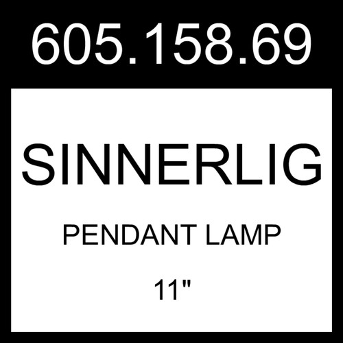 Ikea sinnerlig pendant lamp - pendant,