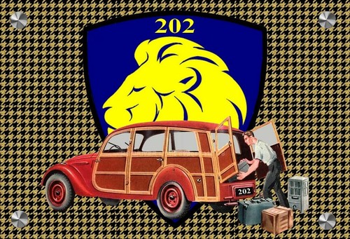 Plaque peugeot 202 - plaque,