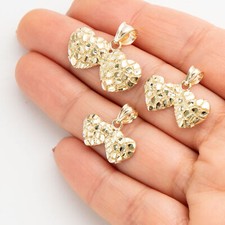 Solide 10K Or Coupe Diamant