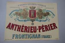 affiche ancienne ANTHERIEU -
