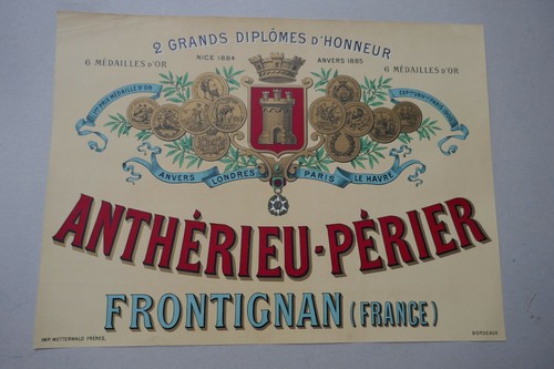 Affiche ancienne antherieu - affiche,