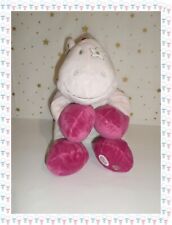 ㉛ - Grand Doudou Cheval Lucie Rose Mauve Gris Victoria et Lucie Noukies Noukie's