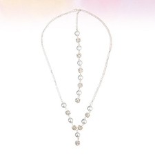  Perles Bijoux Mariage Parure Pour Femme Collier À Breloques De Costume