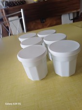 Lot De Six Pots A Yaourt  En